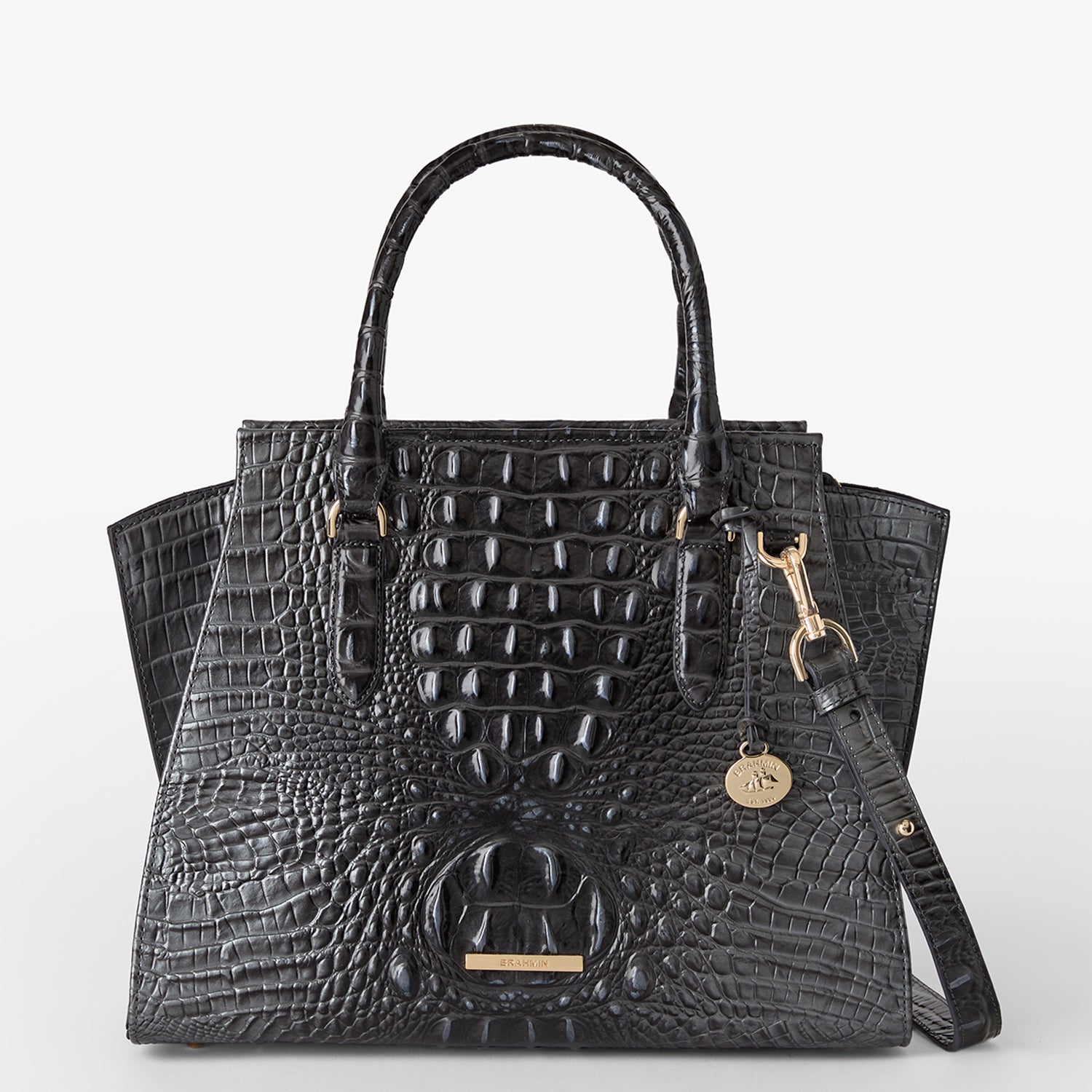 Priscilla Satchel | Charcoal Melbourne | BRAHMIN