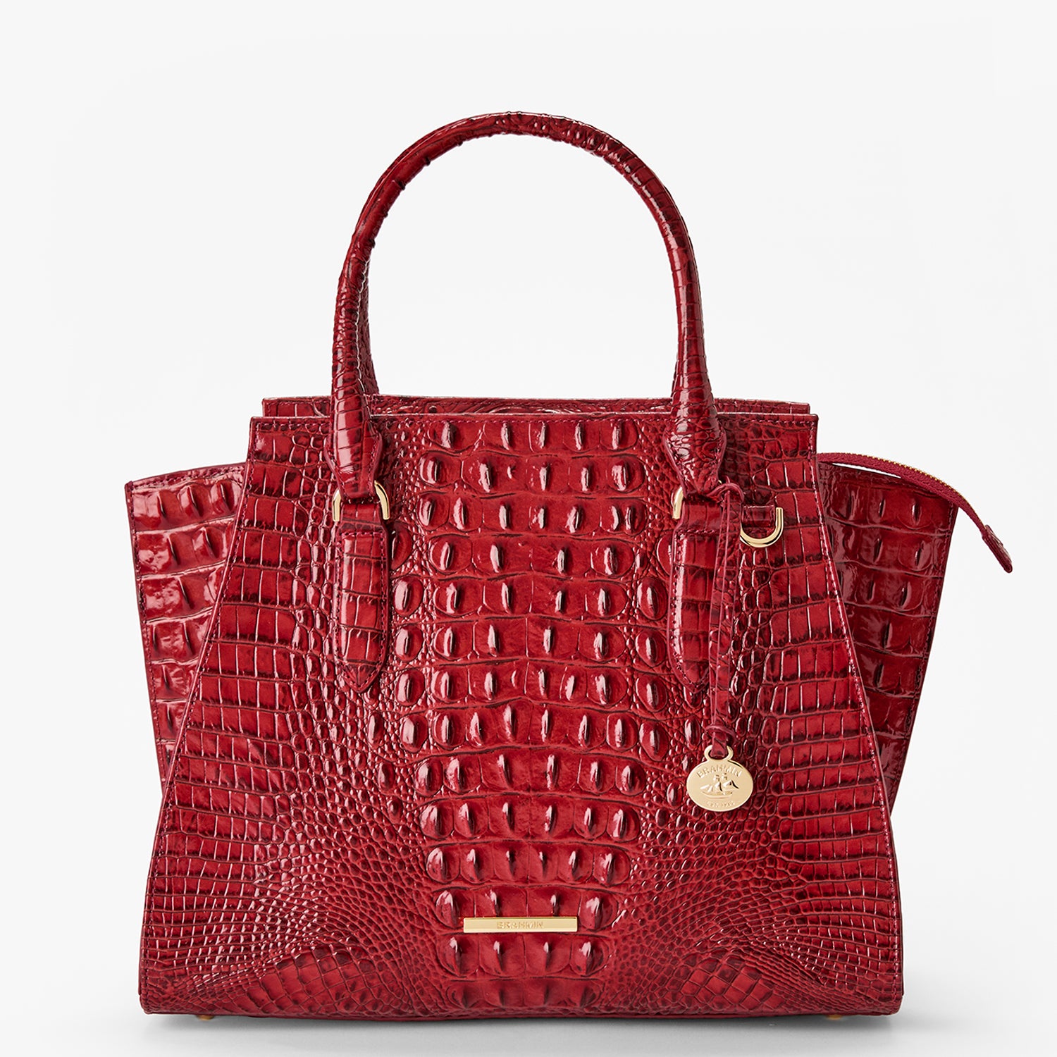 Priscilla Satchel | Volcanic Red Melbourne | BRAHMIN