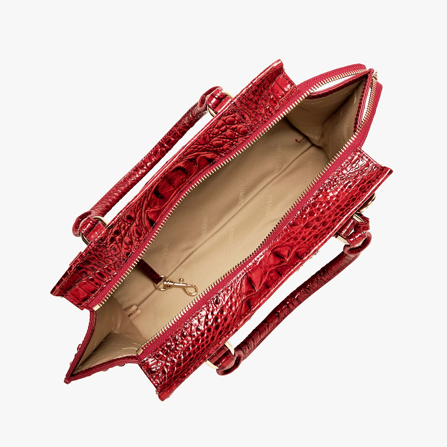 Priscilla Satchel | Volcanic Red Melbourne | BRAHMIN