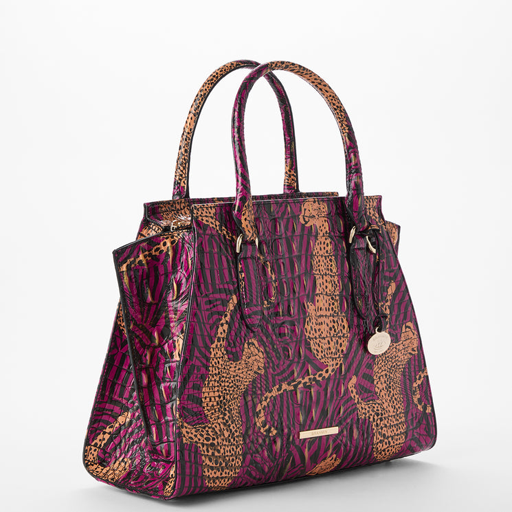 Pounce Melbourne Priscilla Satchel Side View