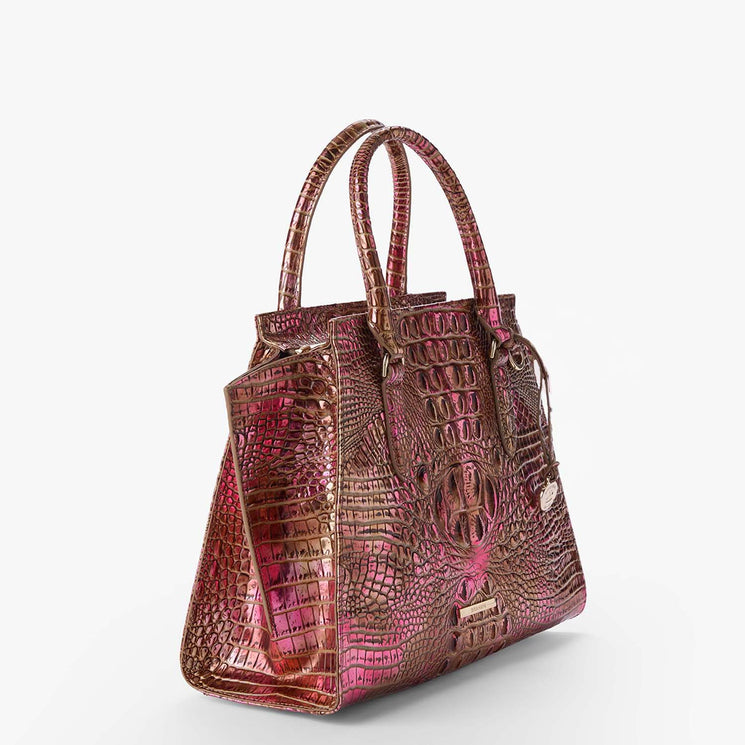 Stonecraft Melbourne Priscilla Satchel Front Side View 