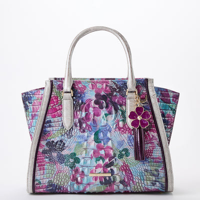 Priscilla Satchel Lavender Blossoming Front View