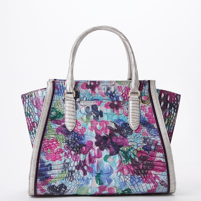 Priscilla Satchel Lavender Blossoming Back View