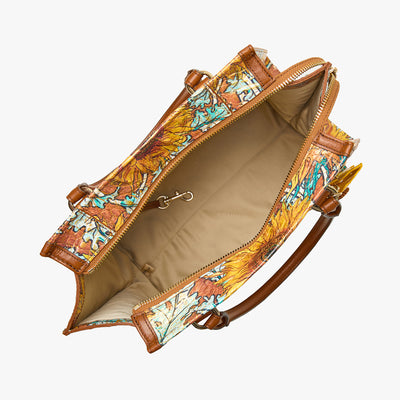 Multi Sunbeam Priscilla Satchel Open Top View