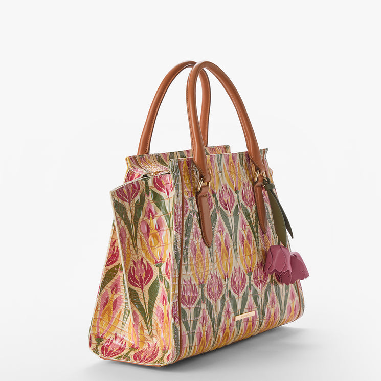 Multi Nectar Priscilla Satchel Front Side View 