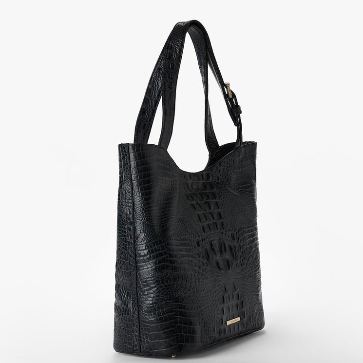 Black Alden Road Brayden Tote Side View