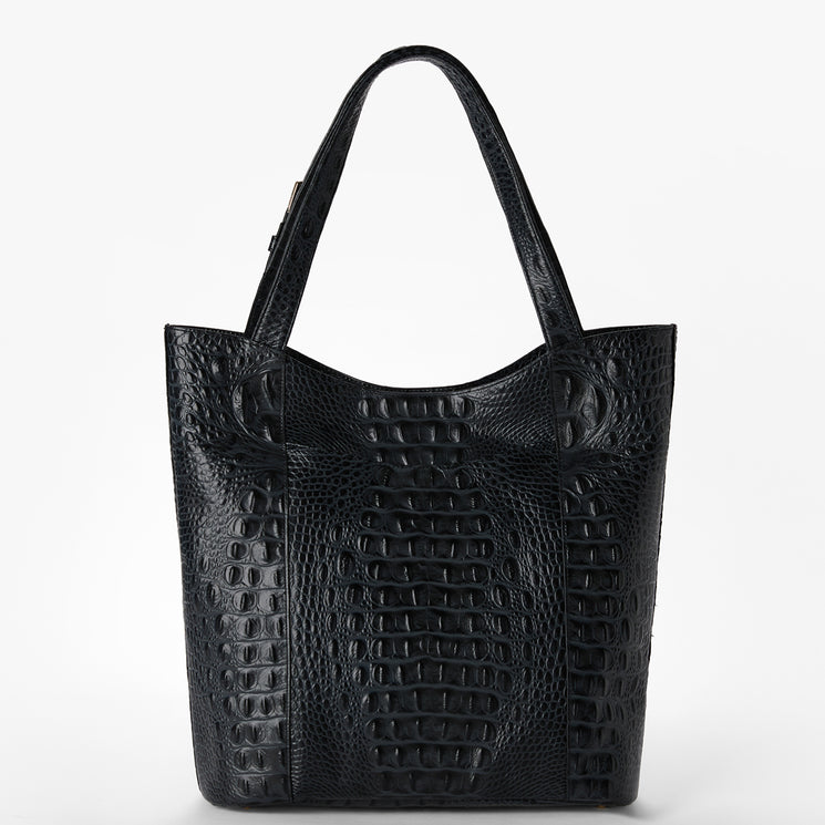Black Alden Road Brayden Tote Back View