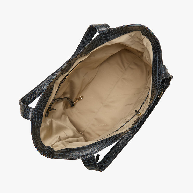 Black Alden Road	Brayden Tote Open Top View