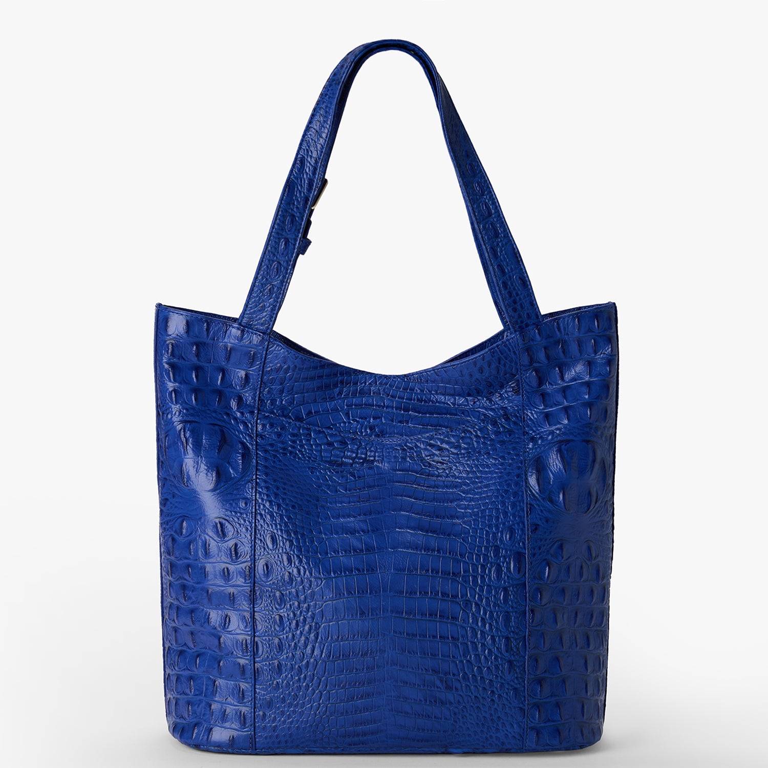 Brayden Open Tote | Blue Alden Road | BRAHMIN