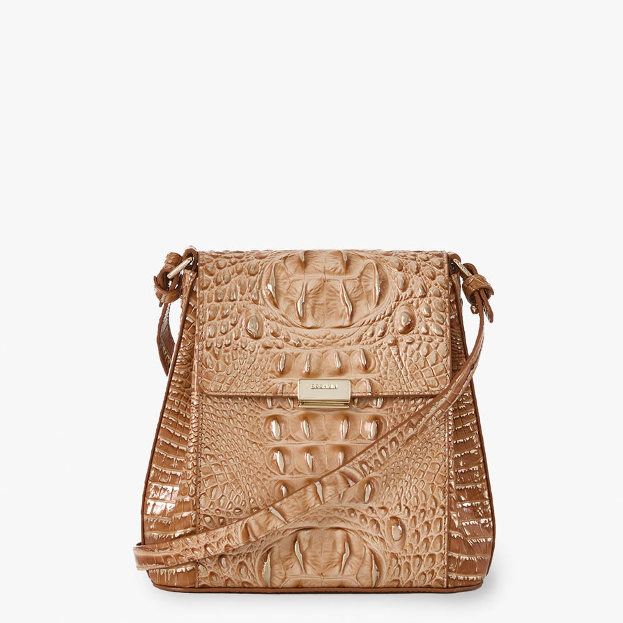 Nola Leather Backpack | Honey Brown | BRAHMIN