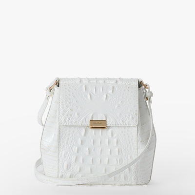 Sea Salt White Melbourne Margo Crossbody Front View