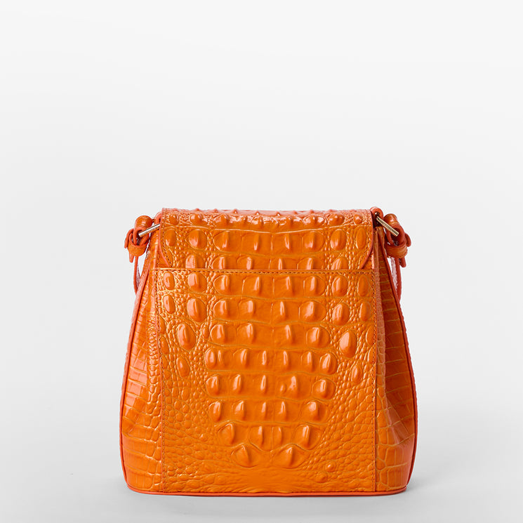Mango Orange Melbourne Margo Crossbody Back View