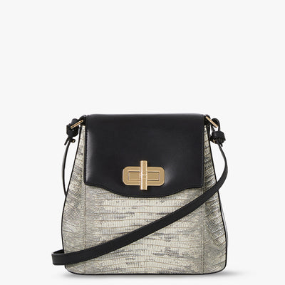 Fairest Grey Whitecap Margo Crossbody Front View 
