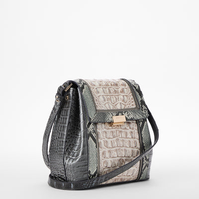 Charcoal Nottingham Margo Side View with Strap 