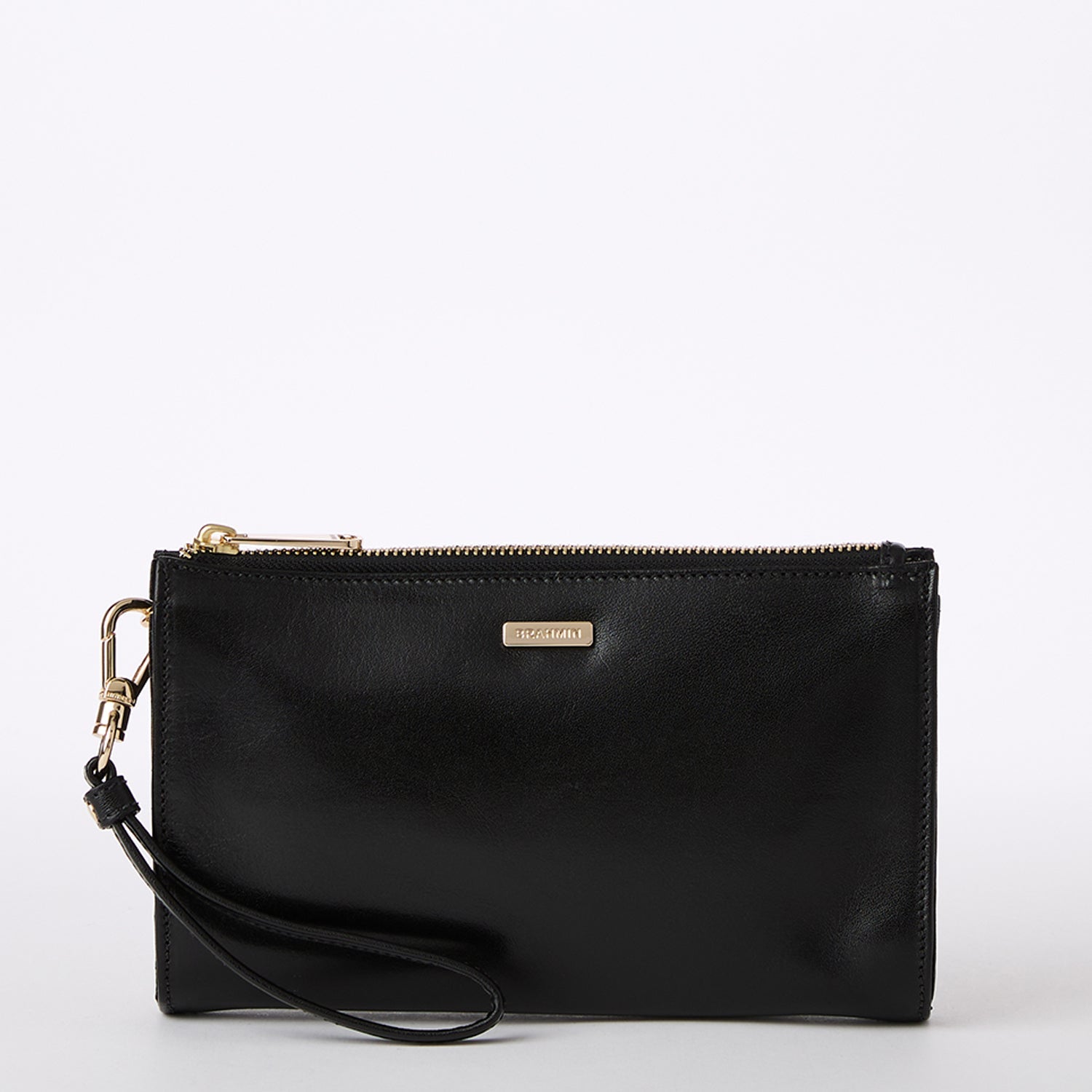 NWTS BRAHMIN LEATHER purchases CULTCH WRISTLET BLACK