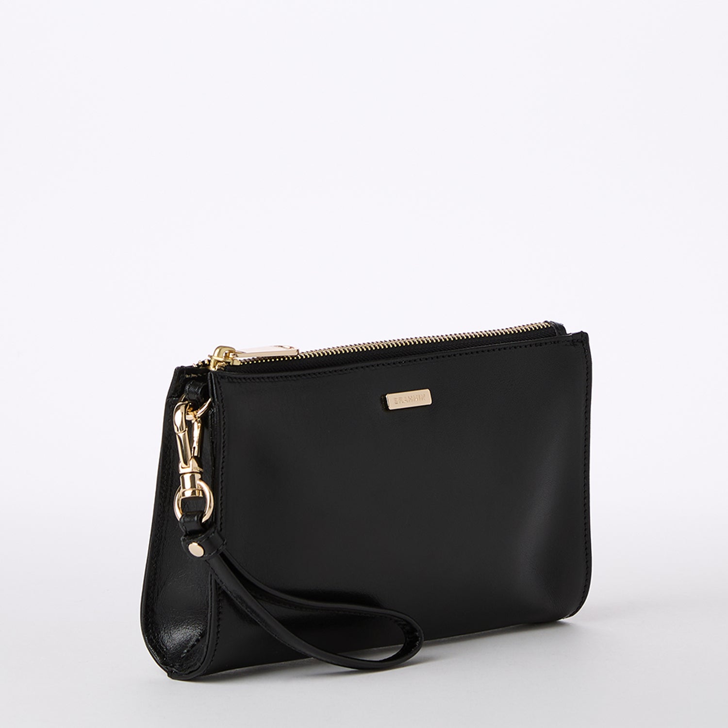 Black shops brahmin clutch