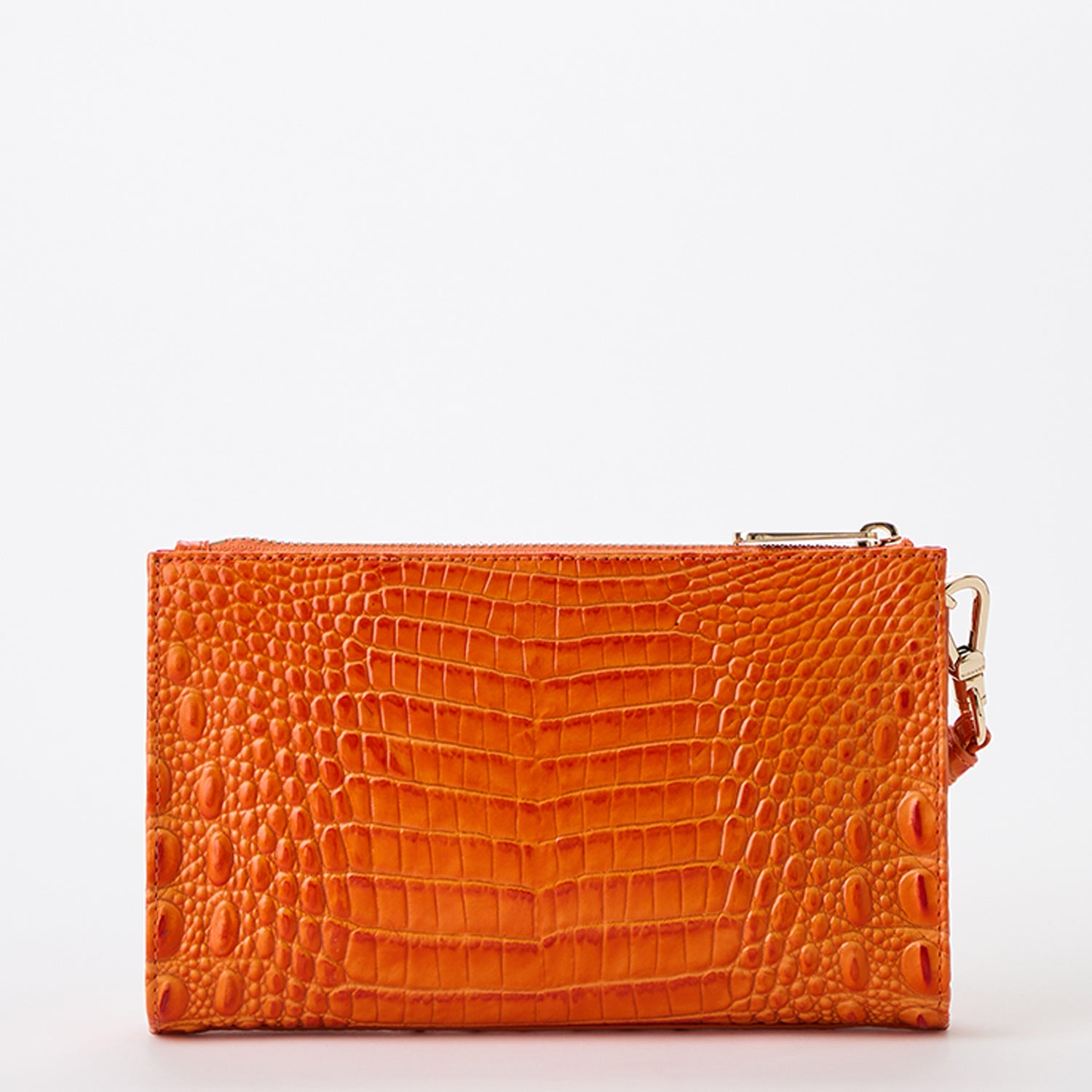 Brahmin Orange Melbourne Leather Crossbody hotsell Satchel