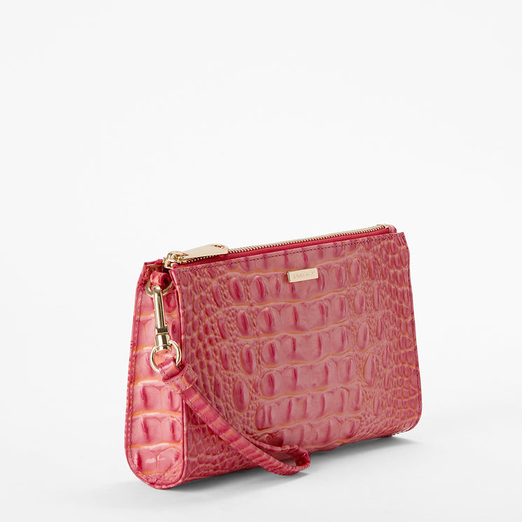 Coral Snapdragon Melbourne Daisy Wristlet Side View