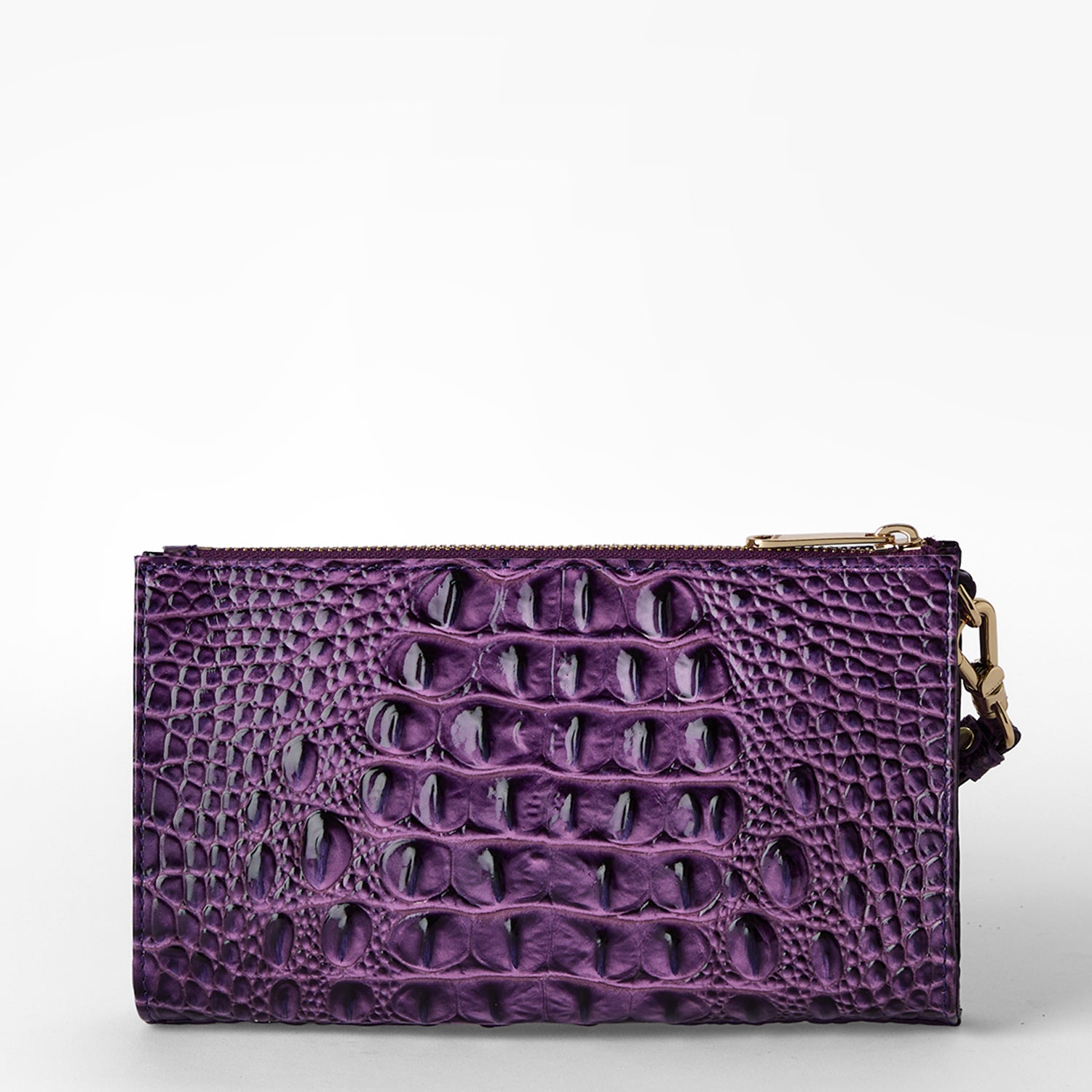 パープル クロコダイル　バッグ カワノバッグ / センター取り 一点物 クロコダイル レディース