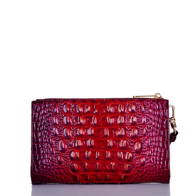 Ruby Ombre Melbourne Daisy Wristlet Back View 
