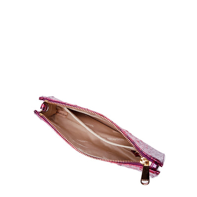 Ruby Ombre Melbourne Daisy Wristlet Open Top View 
