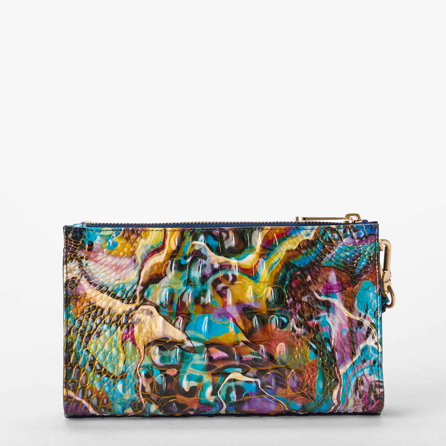 BRAHMIN daisy wristlet outlet Daiquiri ombré Melbourne