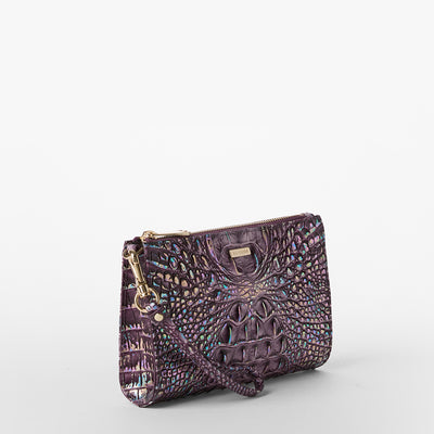 Passion Purple Melbourne Daisy Wristlet Side View 