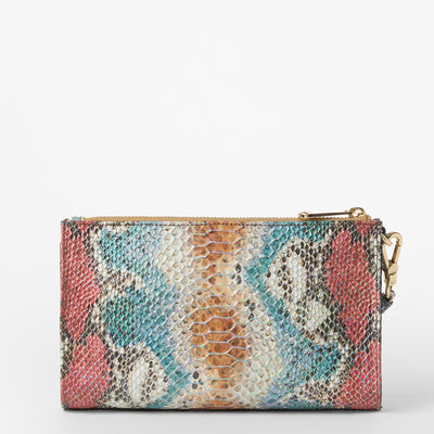 Multi All Over Snake Daisy Wristlet Back View 