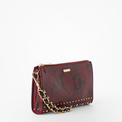 Red Grandeur Daisy Wristlet Side View 
