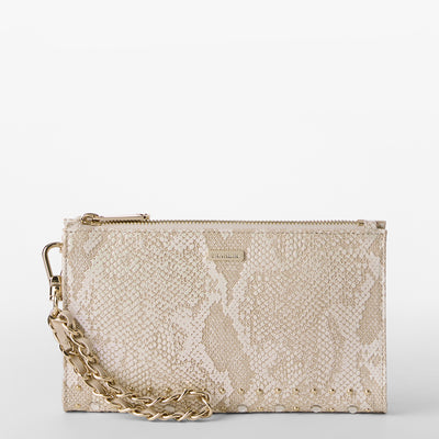 Ivory Grandeur Daisy Wristlet Front View 
