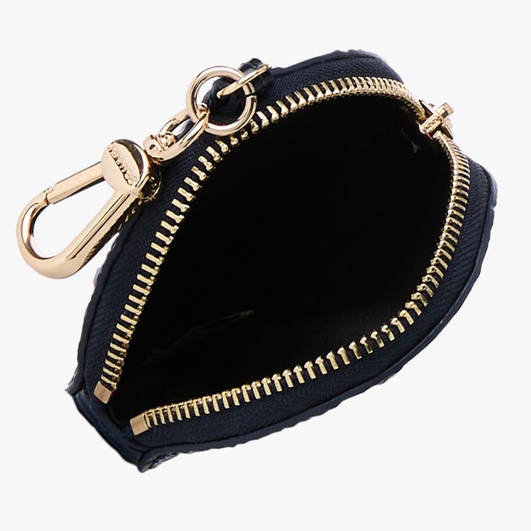 Anchor Melbourne Circle Coin Purse Clip-On Accessory Open Top View