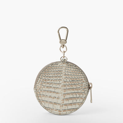 Timeless Taupe Ombre Melbourne Circle Coin Purse Back View 