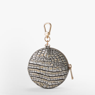 Chrome Melbourne Circle Coin Purse Back View 
