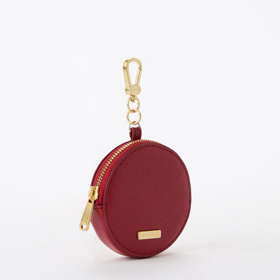 Radiant Red Mystic Circle Coin Purse Side View 
