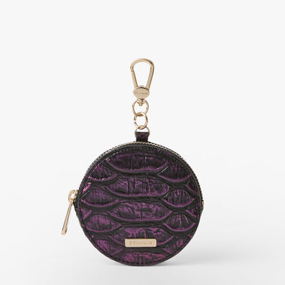 Passion Purple Excelsior Circle Coin Purse Front View 