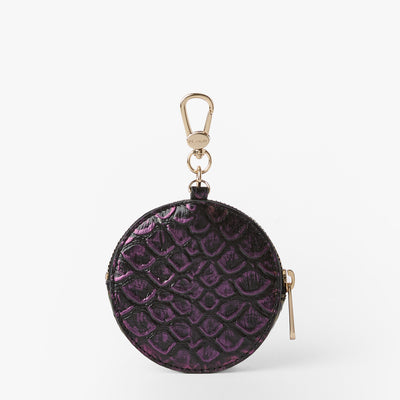 Passion Purple Excelsior Circle Coin Purse Back View 