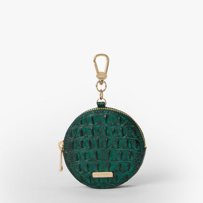 Green Jupiter Circle Coin Purse Front View 
