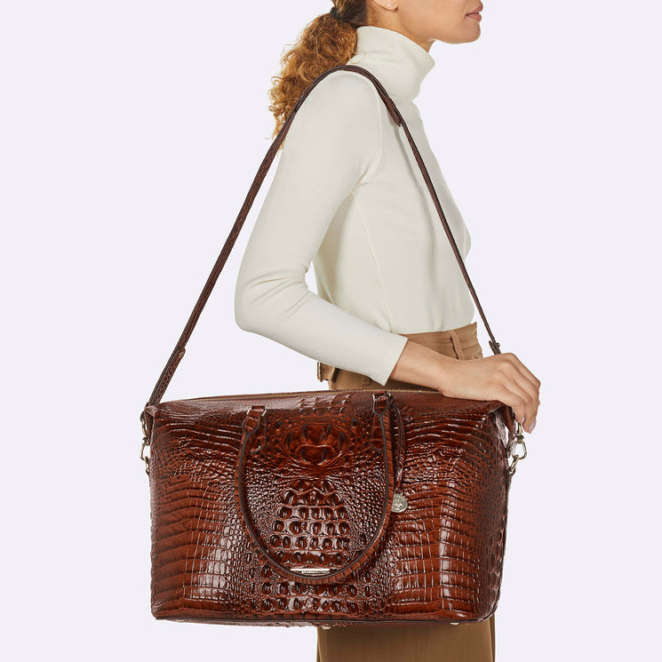 Duxbury Carryall Pecan Melbourne On Model