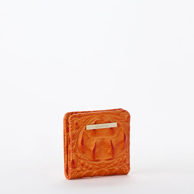 Jane Mandarin Orange Melbourne Wallet Side View