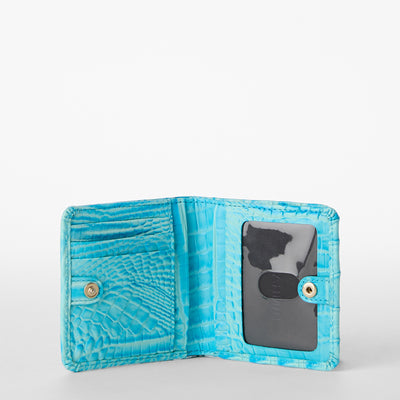 Tropic Blue Melbourne Jane Wallet Open Front View