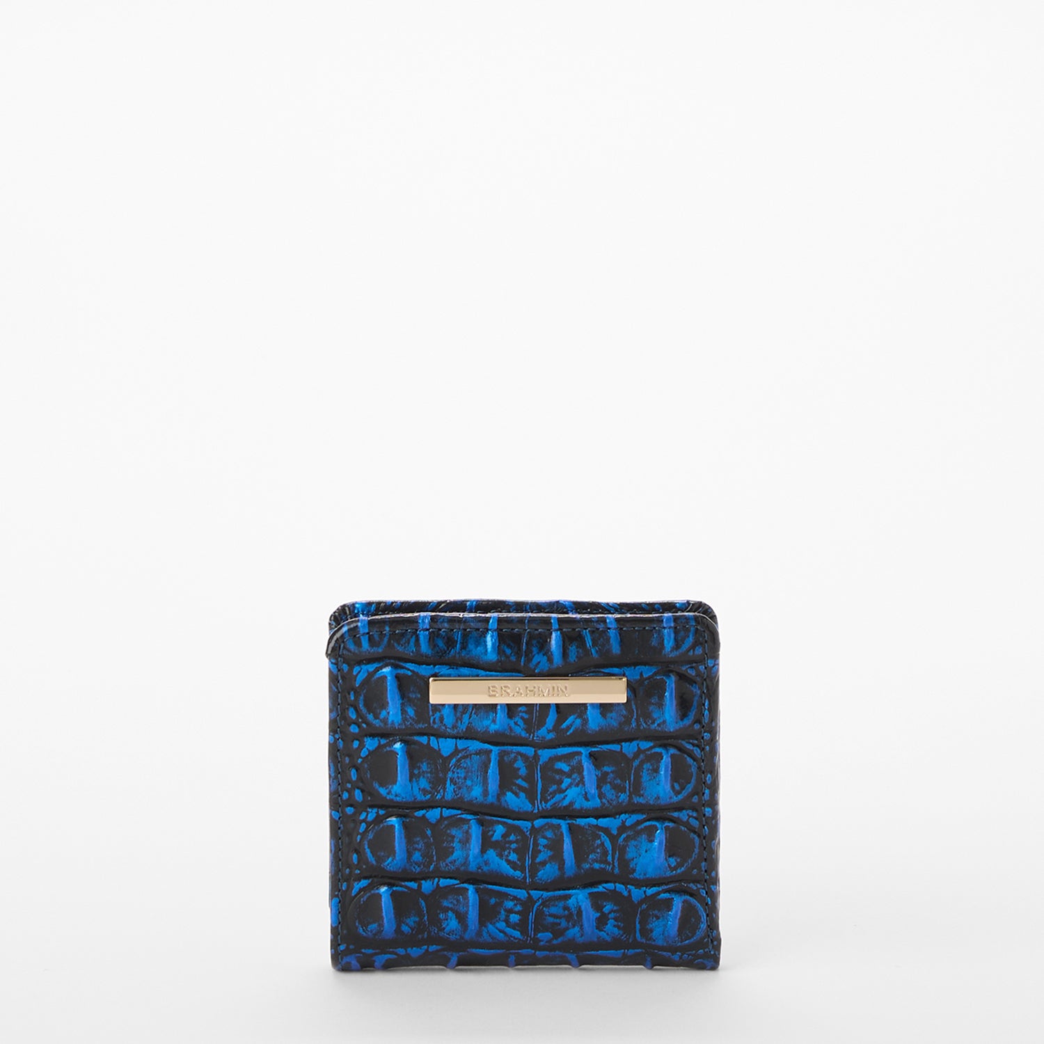Jane Mini Leather Wallet | Enchanted Blue Melbourne | BRAHMIN
