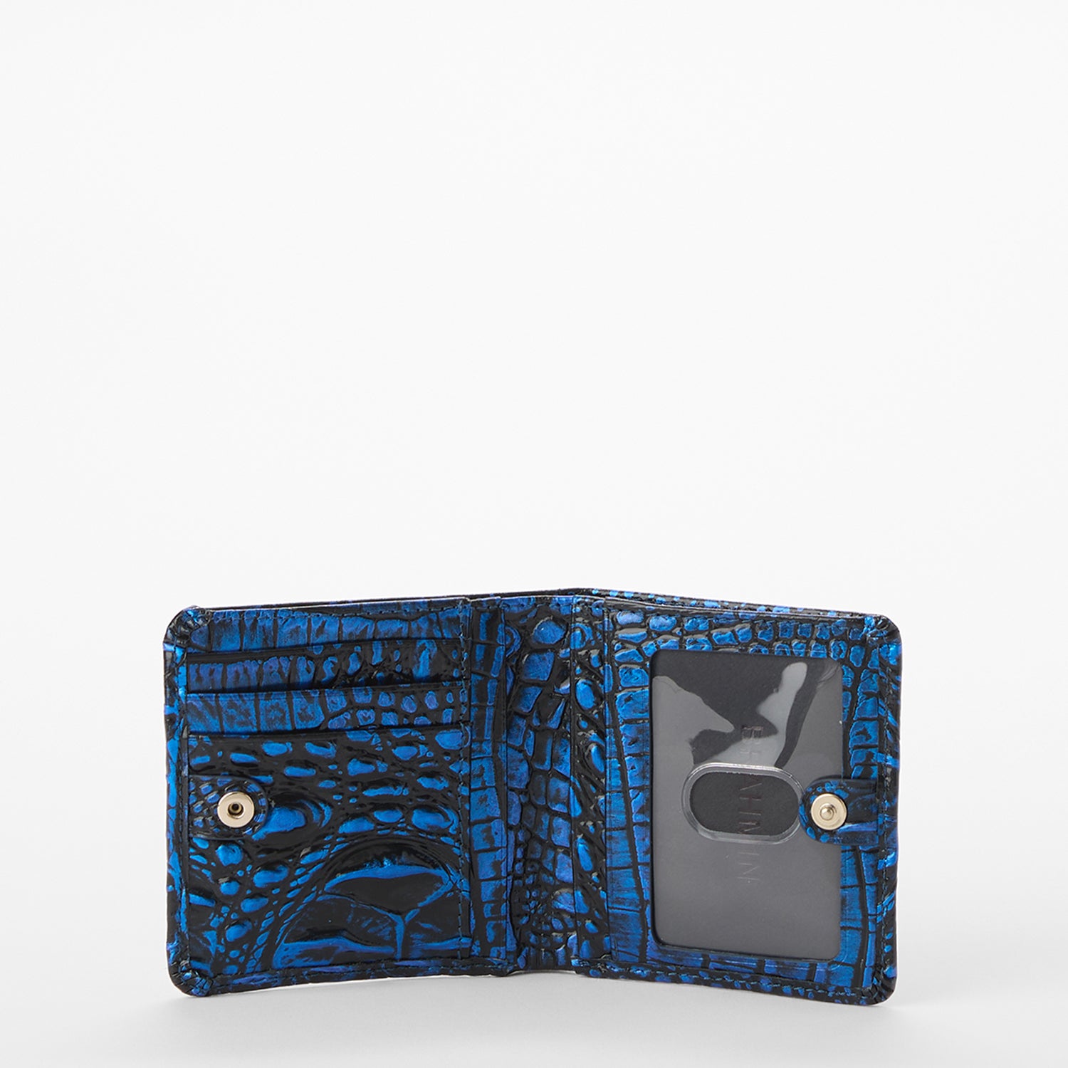 Jane Mini Leather Wallet | Enchanted Blue Melbourne | BRAHMIN