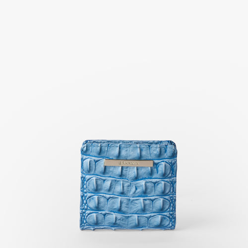 Sac à Main Brahmin Bristol Opale Melbourne - Cuir Gaufré Croco, Vert, Grand Modèle - Neuf Avec étiquettes
