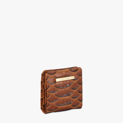 Honey Brown Saratoga Jane Wallet Side View 
