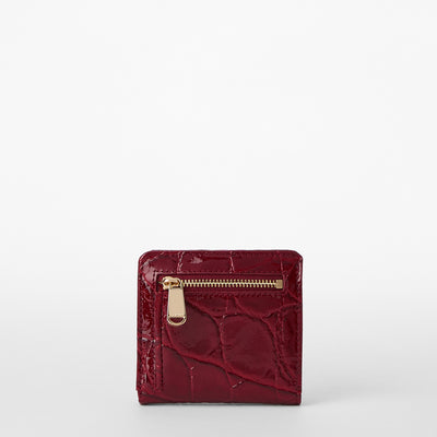 Red Claudine Jane Wallet Back View