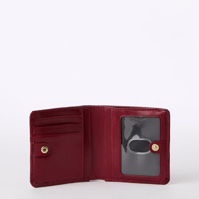 Red Claudine Jane Wallet Open Front View