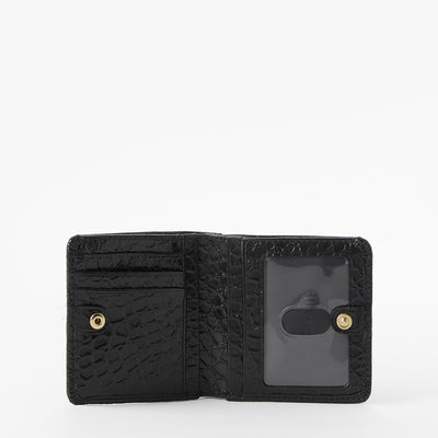 Black Hematite Jane Wallet Open Top View 
