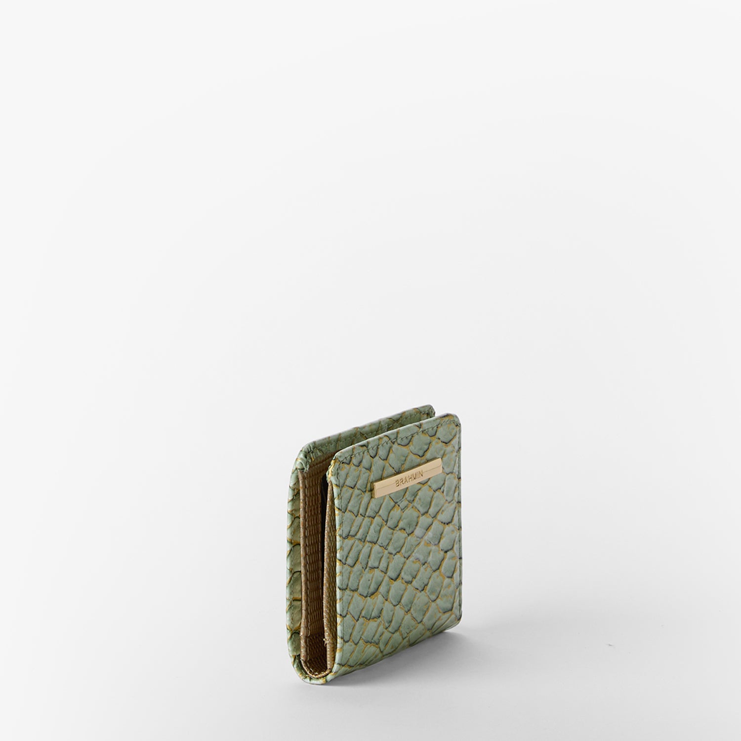 U.R.G.E. UG MINI WALLET 葉月 HAZUKI lynch. Jane Mini Leather Wallet | Mint Novella | BRAHMIN
