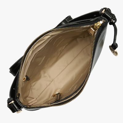 Black Topsail Katie Crossbody Open Top View 