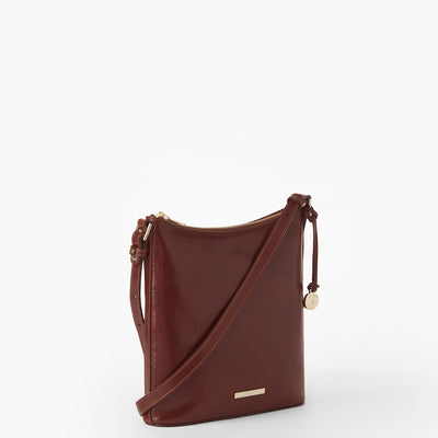 Cognac Topsail Katie Crossbody Side View 